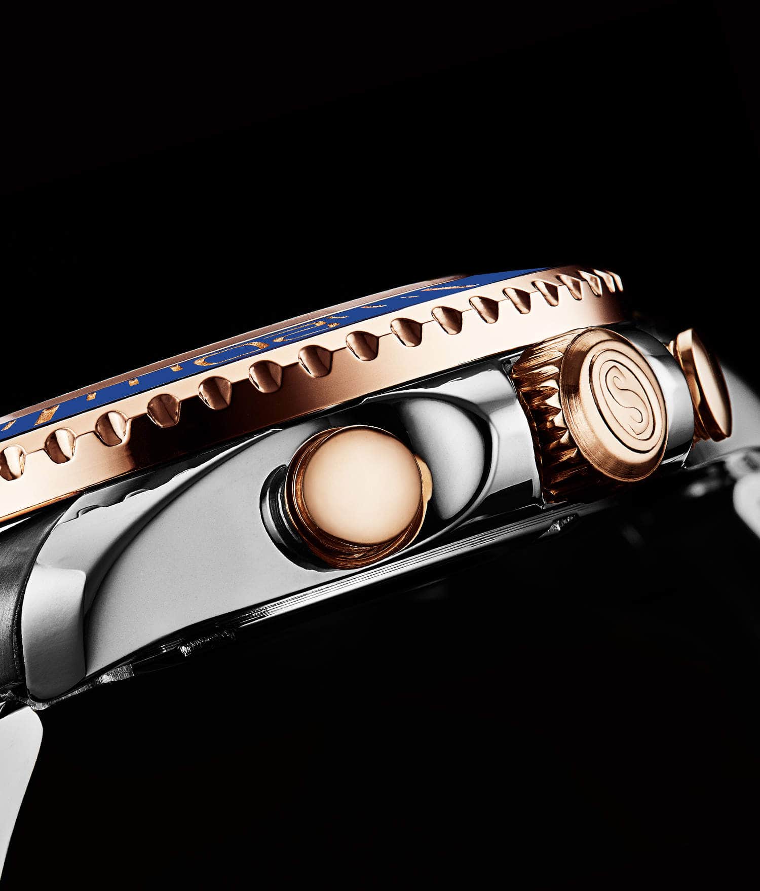 Brigadier Quartz Chronograph 42mm Diver With Stainless Steel Deployant Buckle