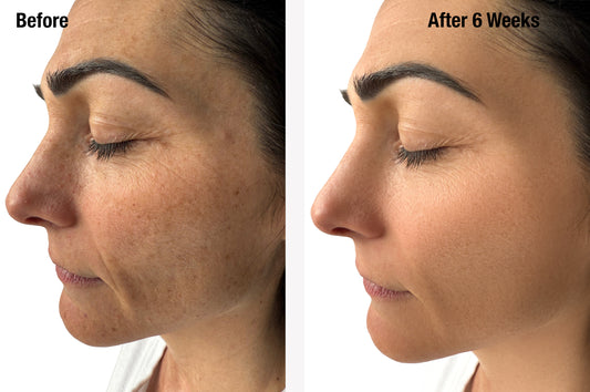 LINO SPF 50 All-in-One Serum bottle and packaging on a neutral background