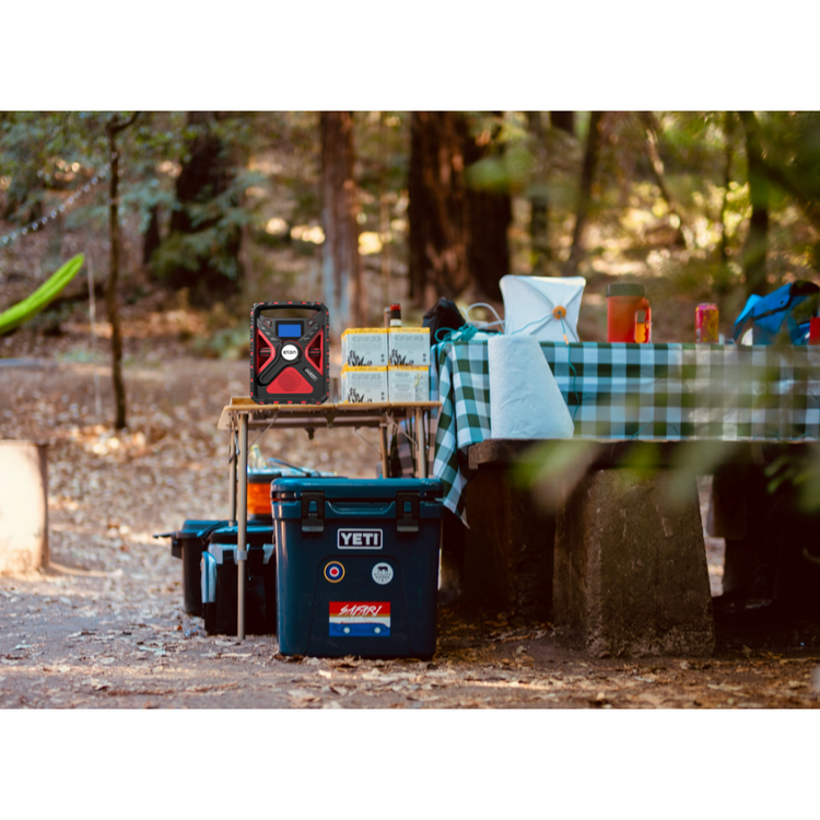 QUEST RUGGED SOLAR POWERED ALL BAND WEATHER RADIO WITH BLUETOOTH AND AMBIENT LIGHT