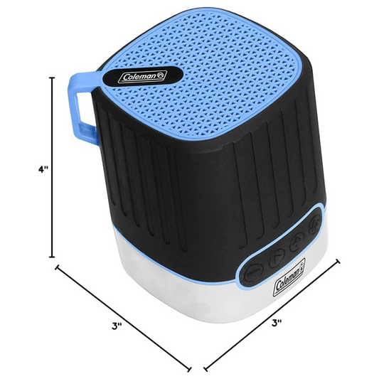 Coleman CBTL10 Portable Waterproof Bluetooth Speaker w/Campsite Lighting