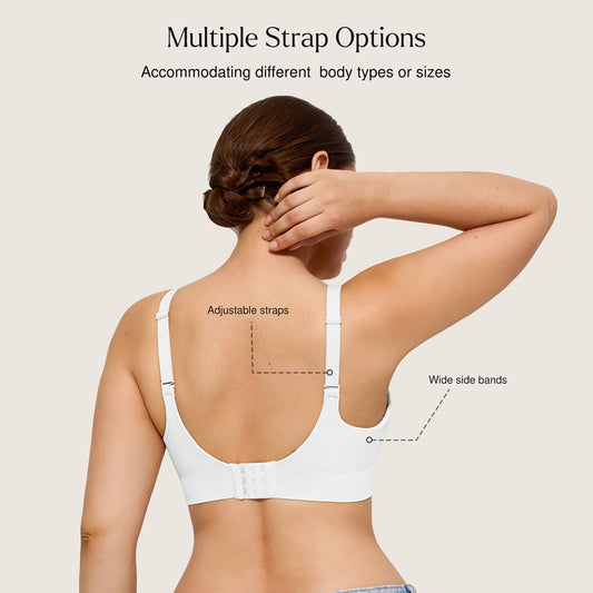 ContourLift™ Wireless Seamless Shaping Push Up Bra - White