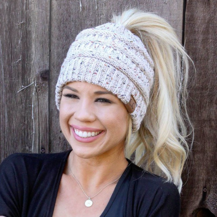 Women's Ponytail Beanie