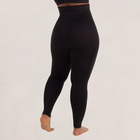 High Waisted Shaping Leggings - Black
