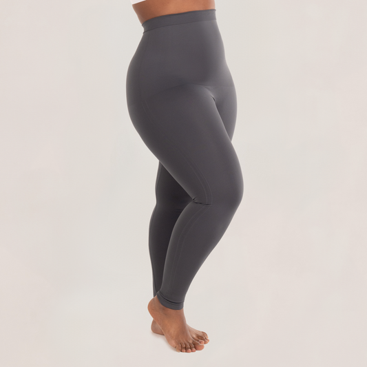 High Waisted Shaping Leggings - Gray