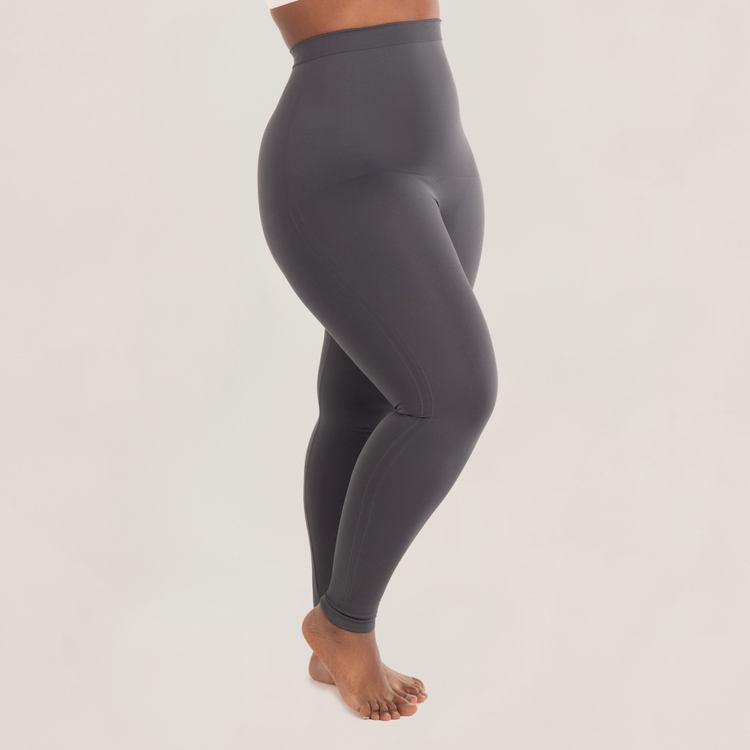 High Waisted Shaping Leggings - Gray