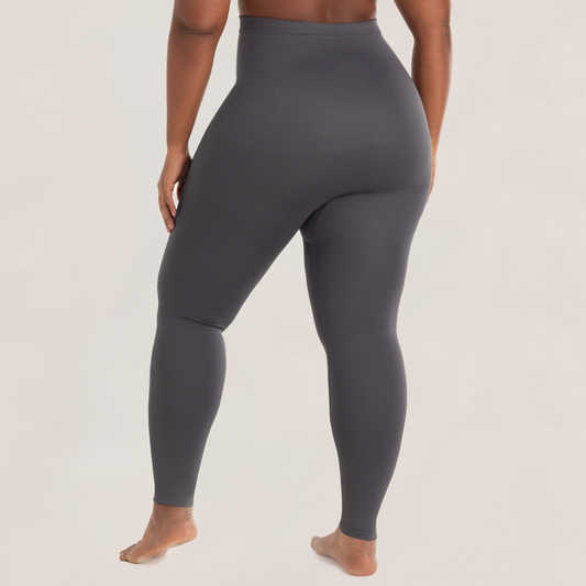 High Waisted Shaping Leggings - Gray