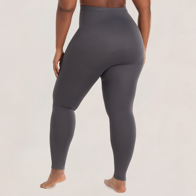 High Waisted Shaping Leggings - Gray