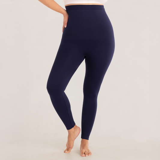 High Waisted Shaping Leggings - Blue