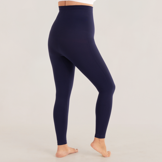 High Waisted Shaping Leggings - Blue