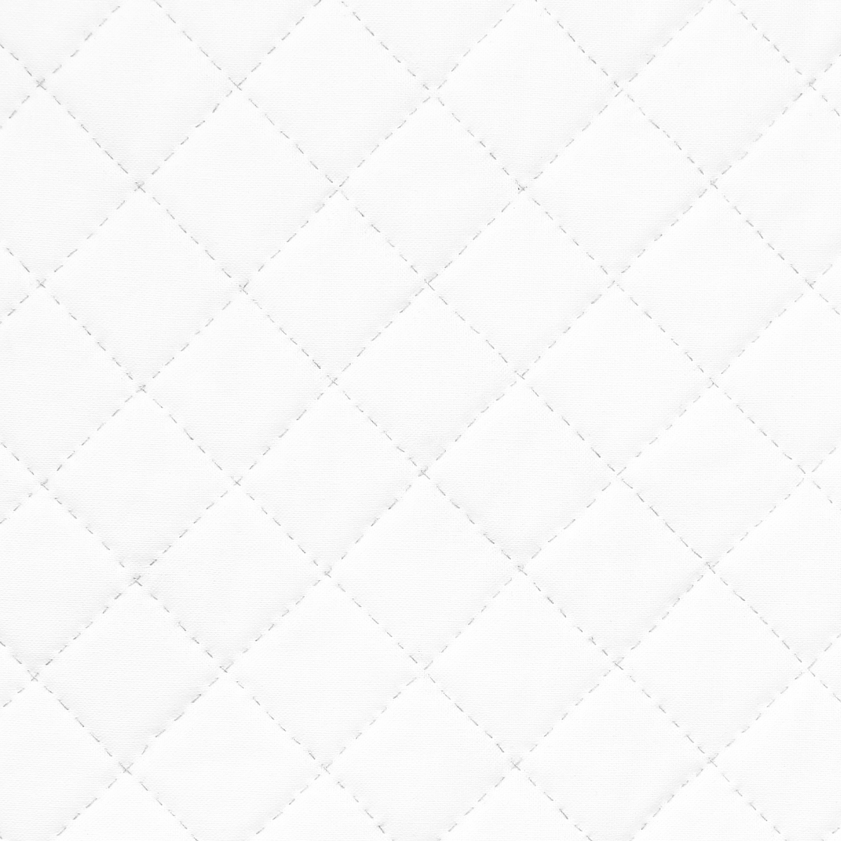 White quilted pattern on a white background