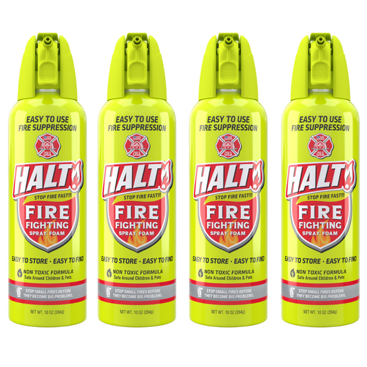 Halt Fire Fighting Spray Foam - 4pk