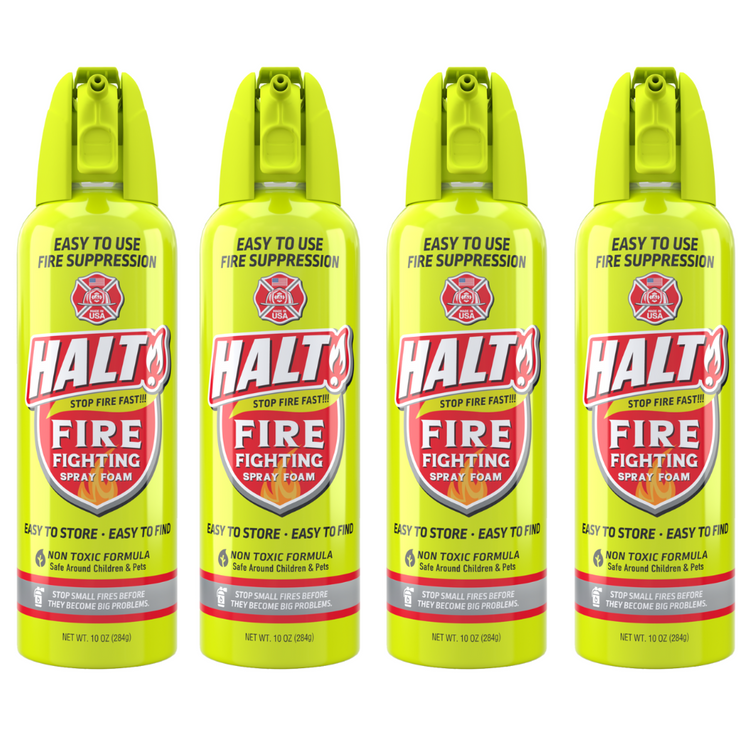 Halt Fire Fighting Spray Foam - 4pk