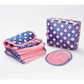 FreshFace™ Set of 9 Makeup Remover Towels with Cosmetics Bag