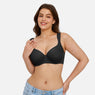 Full Figure Beauty Back Smoothing Minimizer Bra - Black