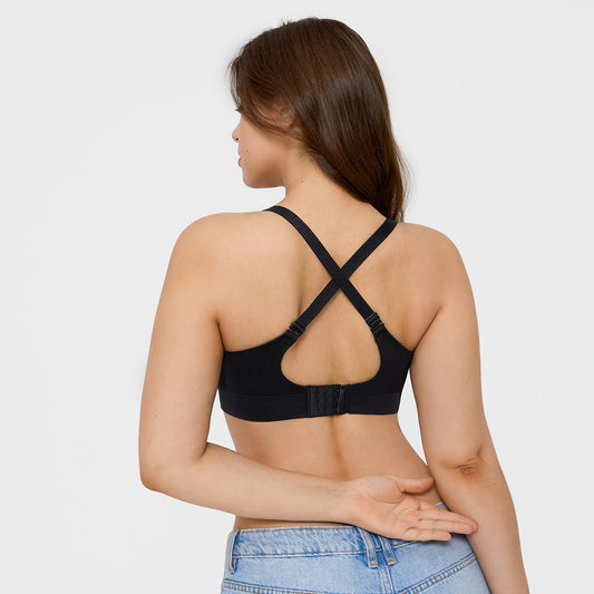 ContourLift™ Wireless Seamless Shaping Push Up Bra - Black