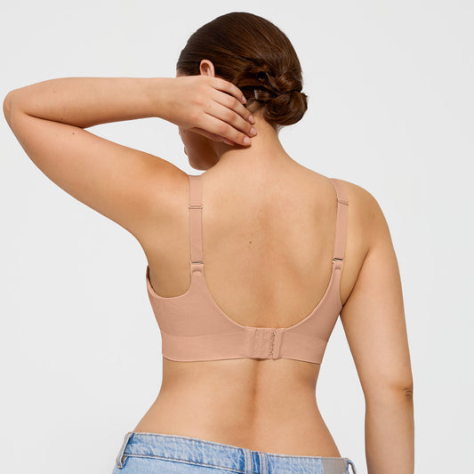 ContourLift™ Wireless Seamless Shaping Push Up Bra - Dark Beige