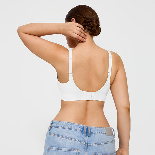 ContourLift™ Wireless Seamless Shaping Push Up Bra - White
