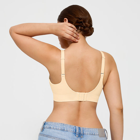 ContourLift™ Wireless Seamless Shaping Push Up Bra - Beige