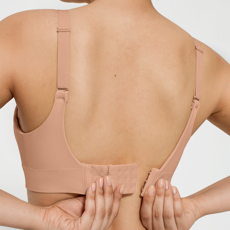 ContourLift™ Wireless Seamless Shaping Push Up Bra - Dark Beige