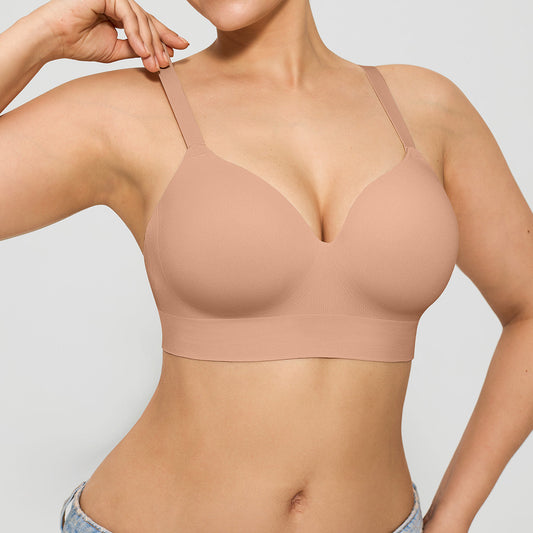 ContourLift™ Wireless Seamless Shaping Push Up Bra - Dark Beige