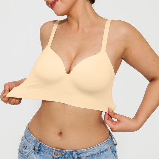ContourLift™ Wireless Seamless Shaping Push Up Bra - Beige
