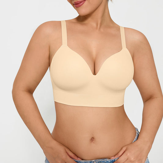 ContourLift™ Wireless Seamless Shaping Push Up Bra - Beige