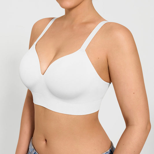 ContourLift™ Wireless Seamless Shaping Push Up Bra - White