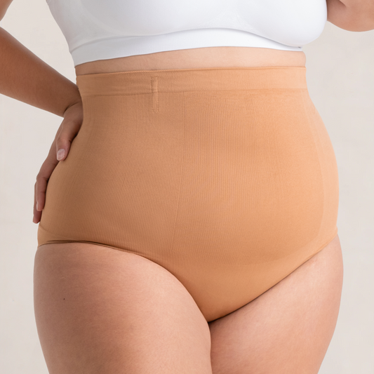 High-Waisted Shaper Panty - Sand