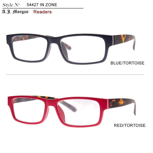 IN ZONE - 2 PACK READERS - BLUE+RED