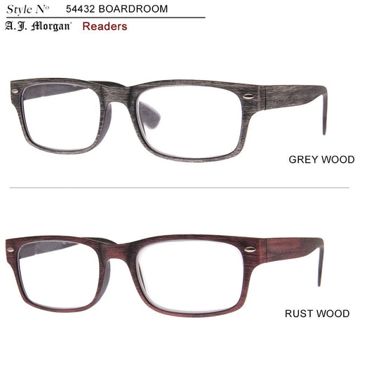 BOARDROOM - 2 PACK READERS - RUST+GREY