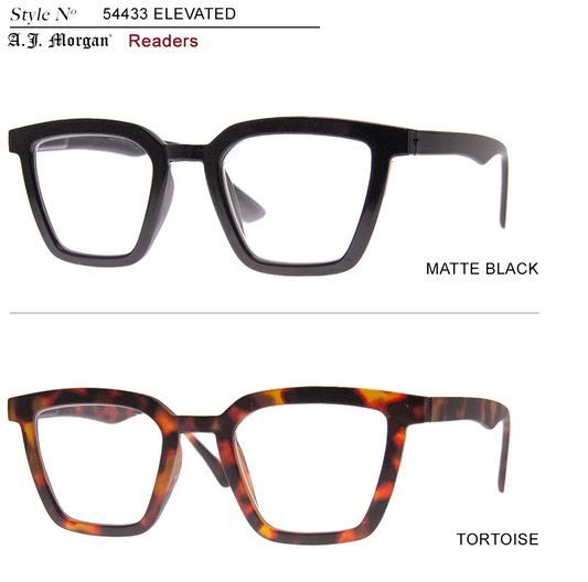 ELEVATED - 2 PACK READERS - BLACK+TORT