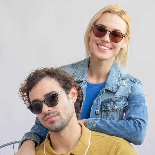 MY TIME - 2 PACK - FULL LENS SUNGLASS READER - BLACK+TORT