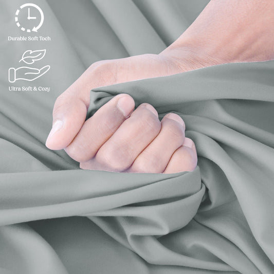 1800 Series Premium Sheets Set - Light Grey