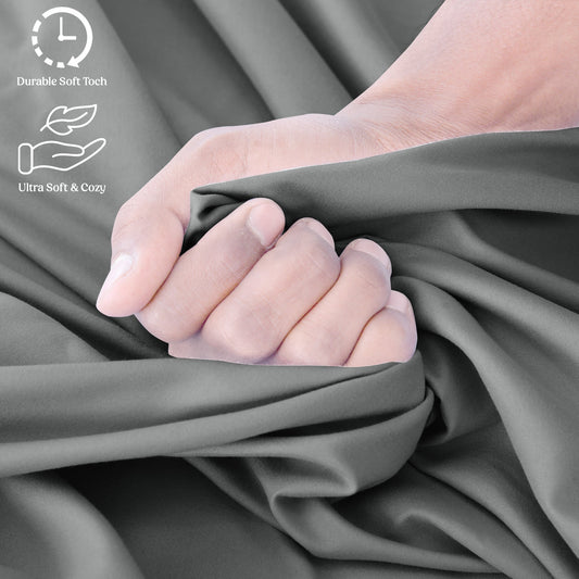 1800 Series Premium Sheets Set - Dark Grey