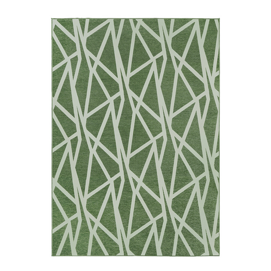 SPECIAL OFFER Intersections Juniper Green Washable Rug