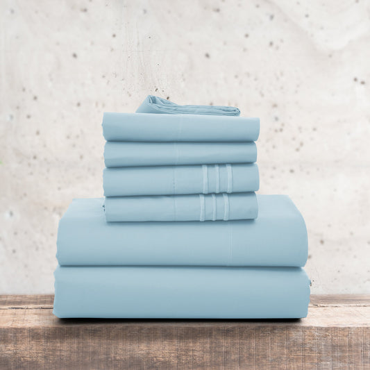 1800 Series Premium Sheets Set - Blue