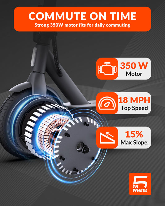 Electric scooter with smartphone displaying app interface on a white background