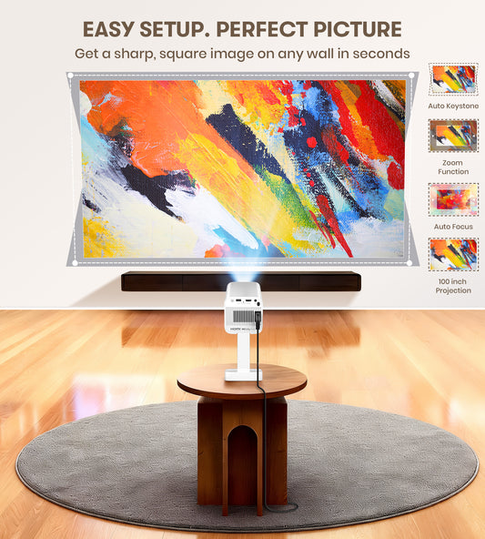 Two white electronic devices on a white background