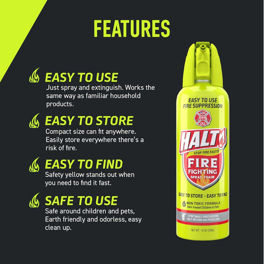 Halt Fire Fighting Spray Foam - Single