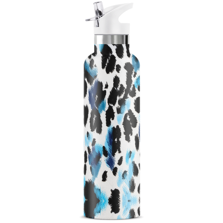 Leopard 25 oz Insulated Water Bottle