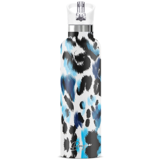 Leopard 25 oz Insulated Water Bottle
