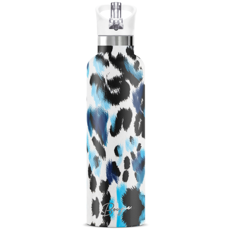 Leopard 25 oz Insulated Water Bottle