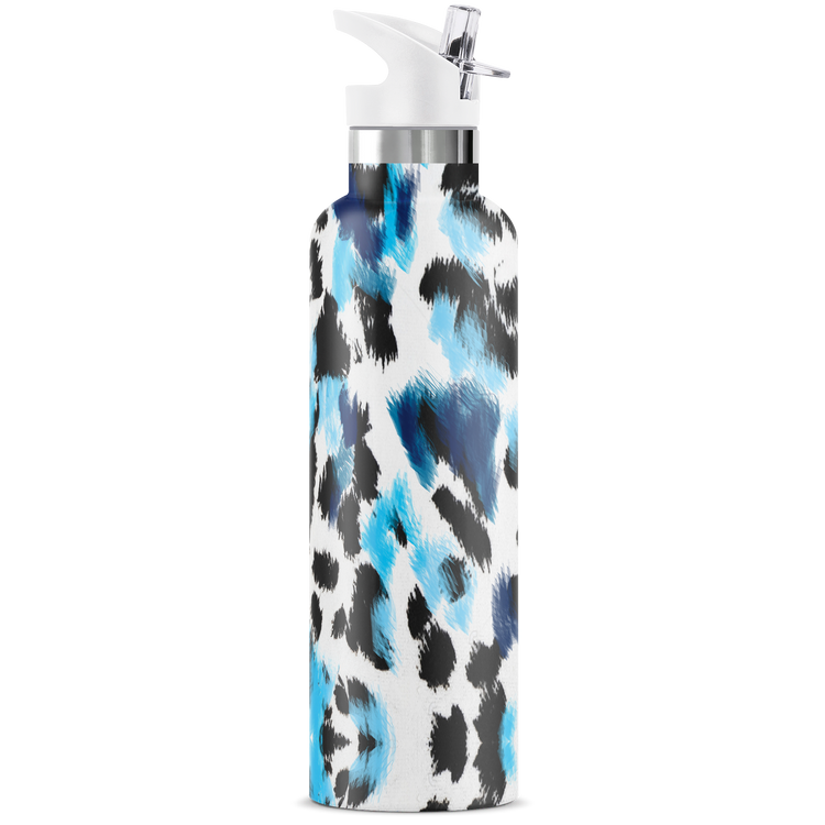 Leopard 25 oz Insulated Water Bottle