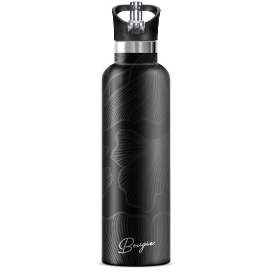 Black Lotus |  25oz Insulated Flask Water Bottle