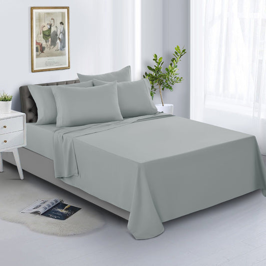 1800 Series Premium Sheets Set - Light Grey