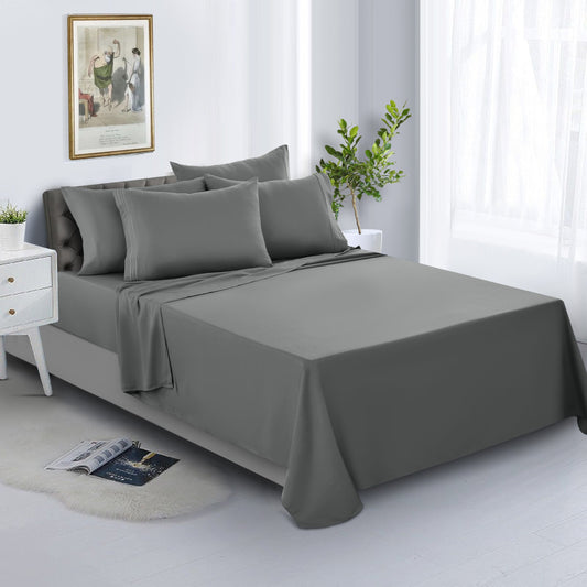 1800 Series Premium Sheets Set - Dark Grey