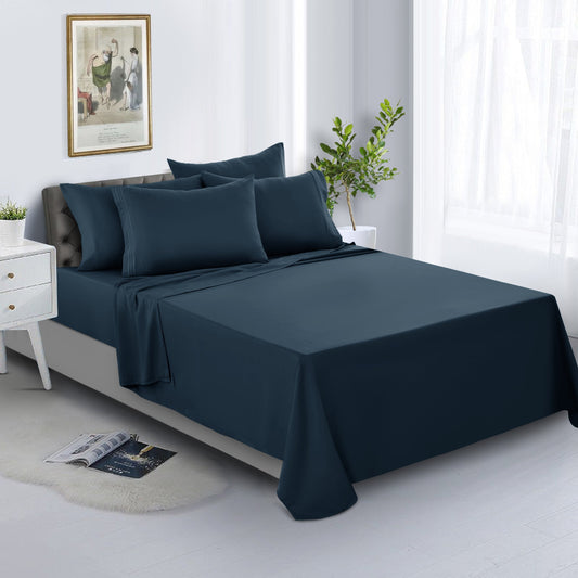 1800 Series Premium Sheets Set - Navy Blue