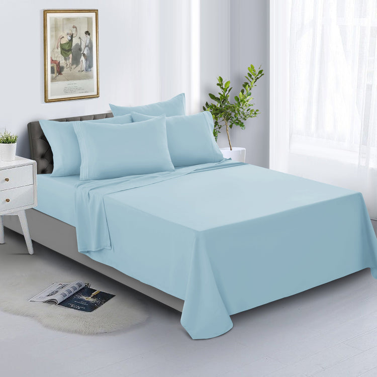 1800 Series Premium Sheets Set - Blue