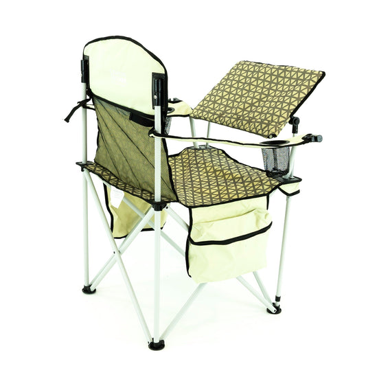 iChair Folding Wine Chair with Adjustable Table - Earth Diamond