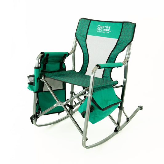 Folding Rocking Chair with Ice Box Cooler - Forest Diamond